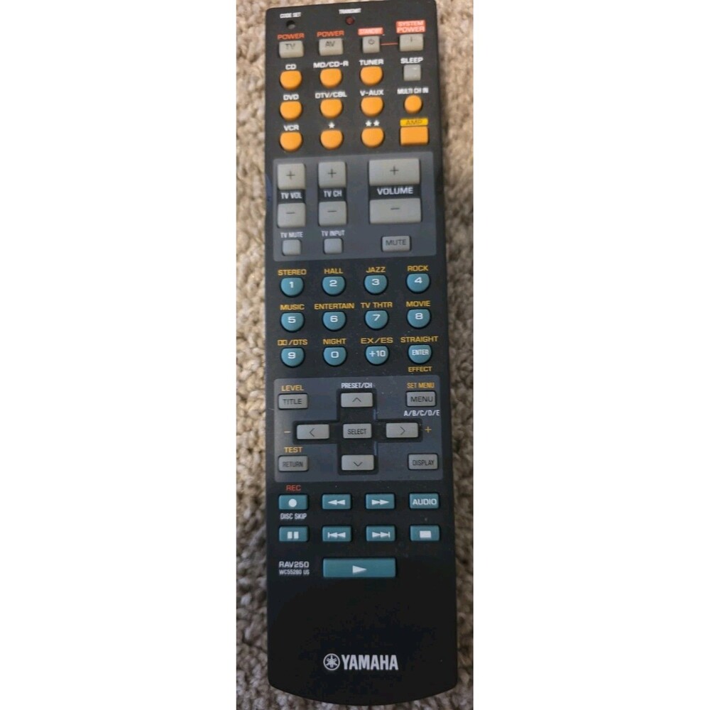 Yamaha RAV250 Wc55280 US Remote Control Wireless